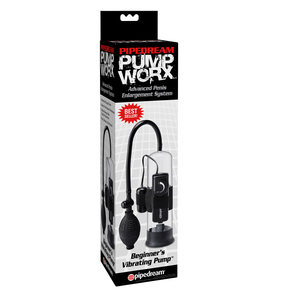 Erekcijska črpalka za začetnike - vibrirajoča - Pump Worx Erekcijska črpalka za začetnike - vibrirajoča - Pump Worx