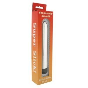 Klasični vibrator Super Slick - Silver