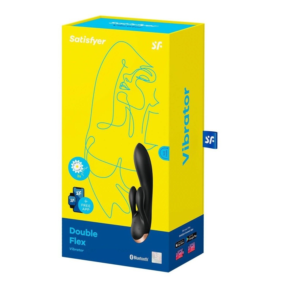 Rabbit Vibrator Satisfyer Double Flex Rabbit Vibrator Satisfyer Double Flex