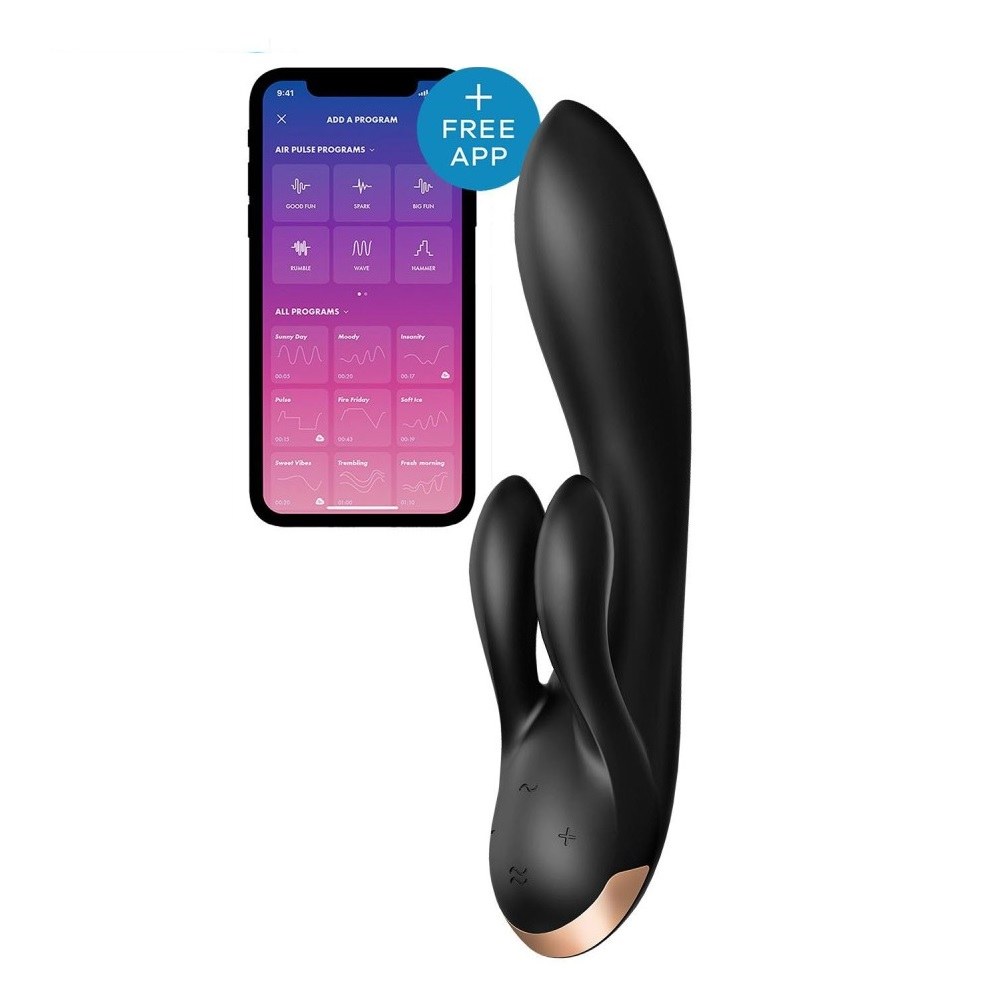Rabbit Vibrator Satisfyer Double Flex Rabbit Vibrator Satisfyer Double Flex