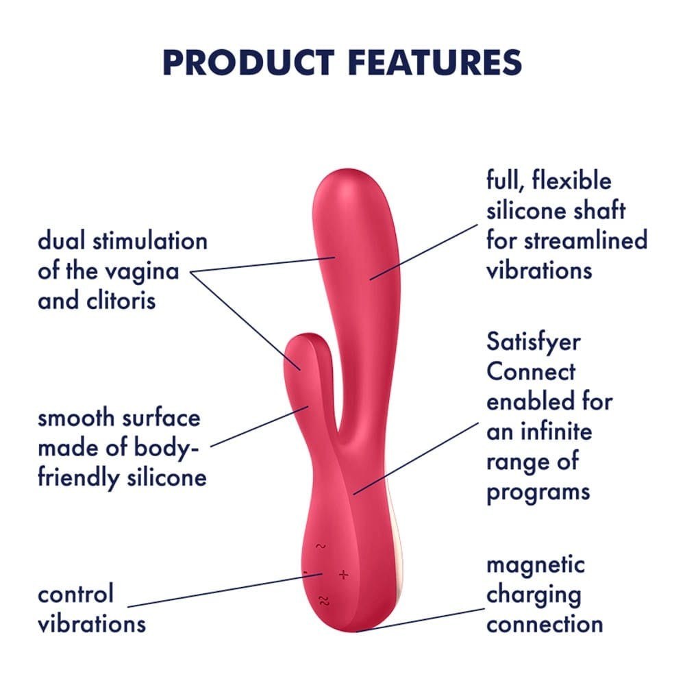 Rabbit Vibrator Satisfyer Mono Flex Rabbit Vibrator Satisfyer Mono Flex