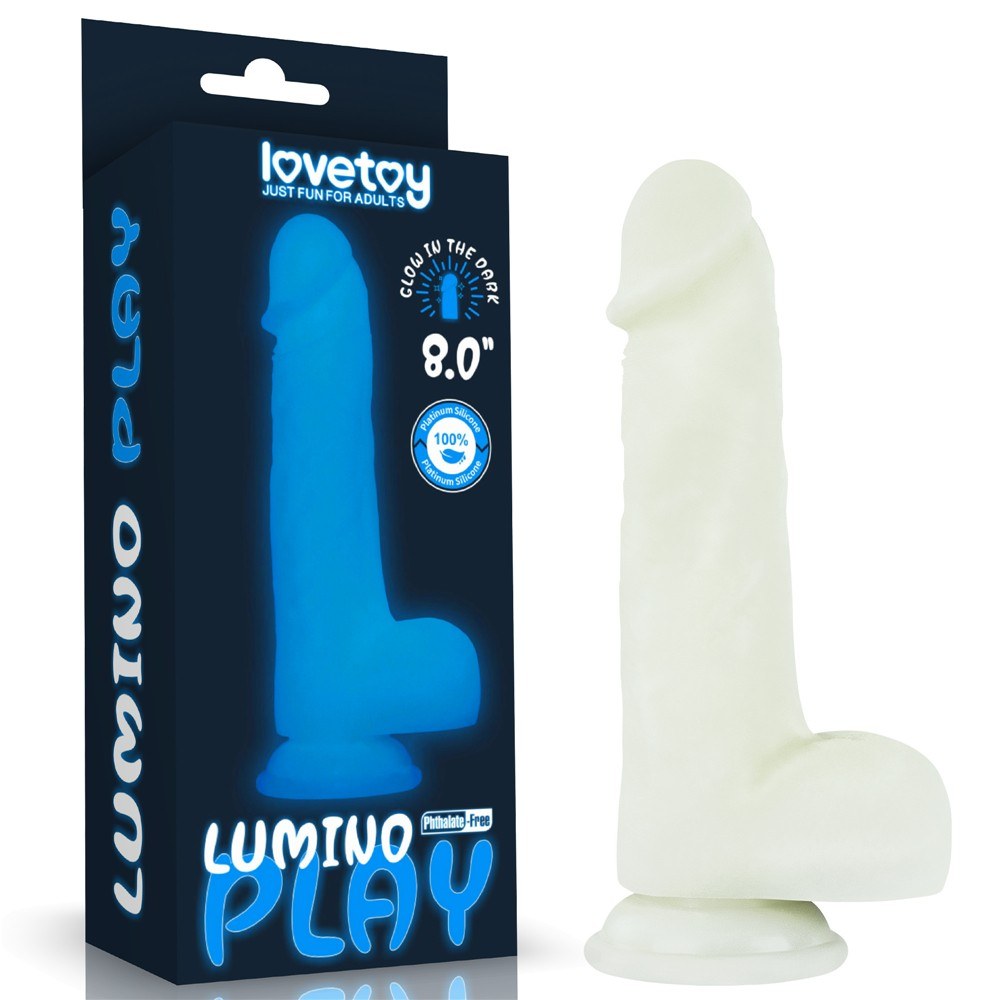 Realistični dildo - Lumino Play - Svetleč v temi Realistični dildo - Lumino Play - Svetleč v temi
