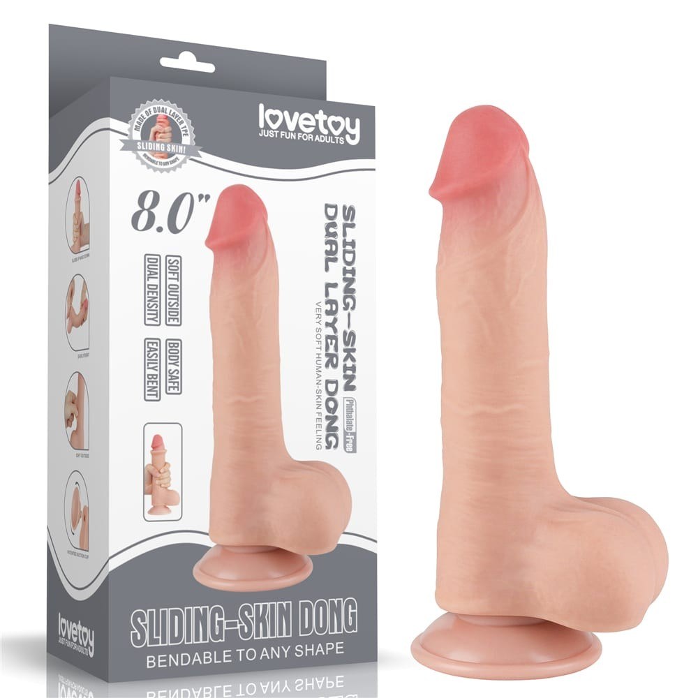 Realistični Dildo Sliding Skin Realistični Dildo Sliding Skin