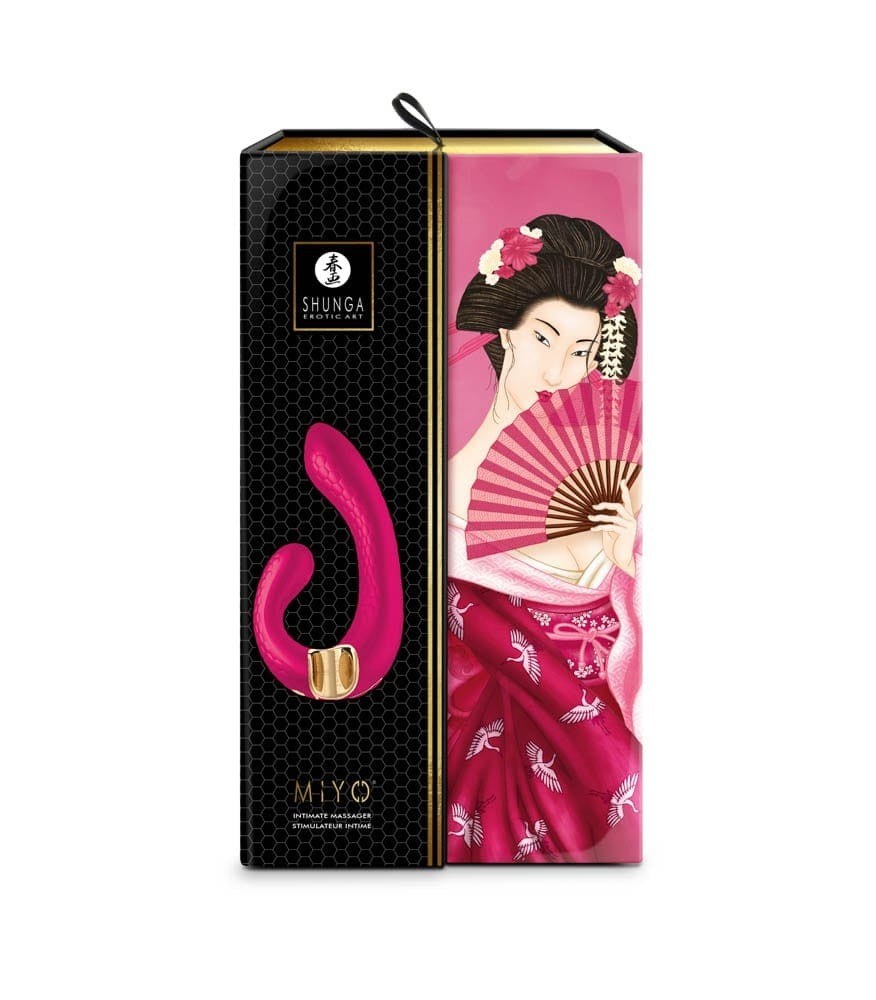 Luksuzni vibrator Miyo by Shunga - raspberry Luksuzni vibrator Miyo by Shunga - raspberry