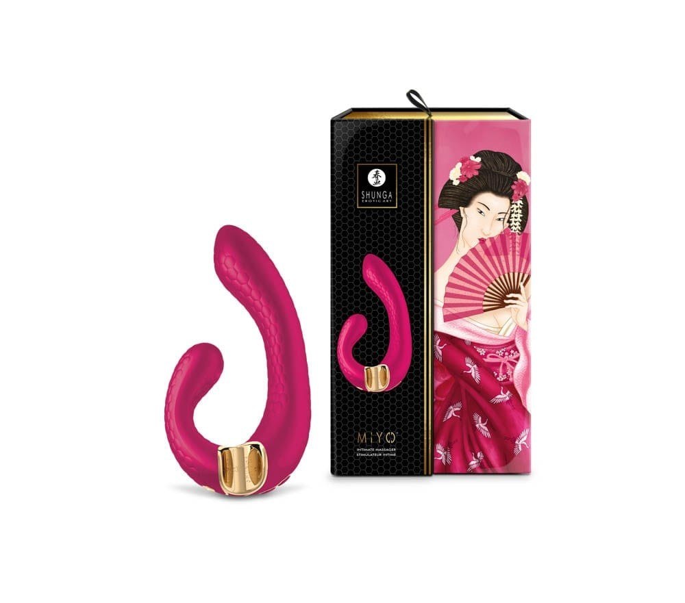 Luksuzni vibrator Miyo by Shunga - raspberry Luksuzni vibrator Miyo by Shunga - raspberry