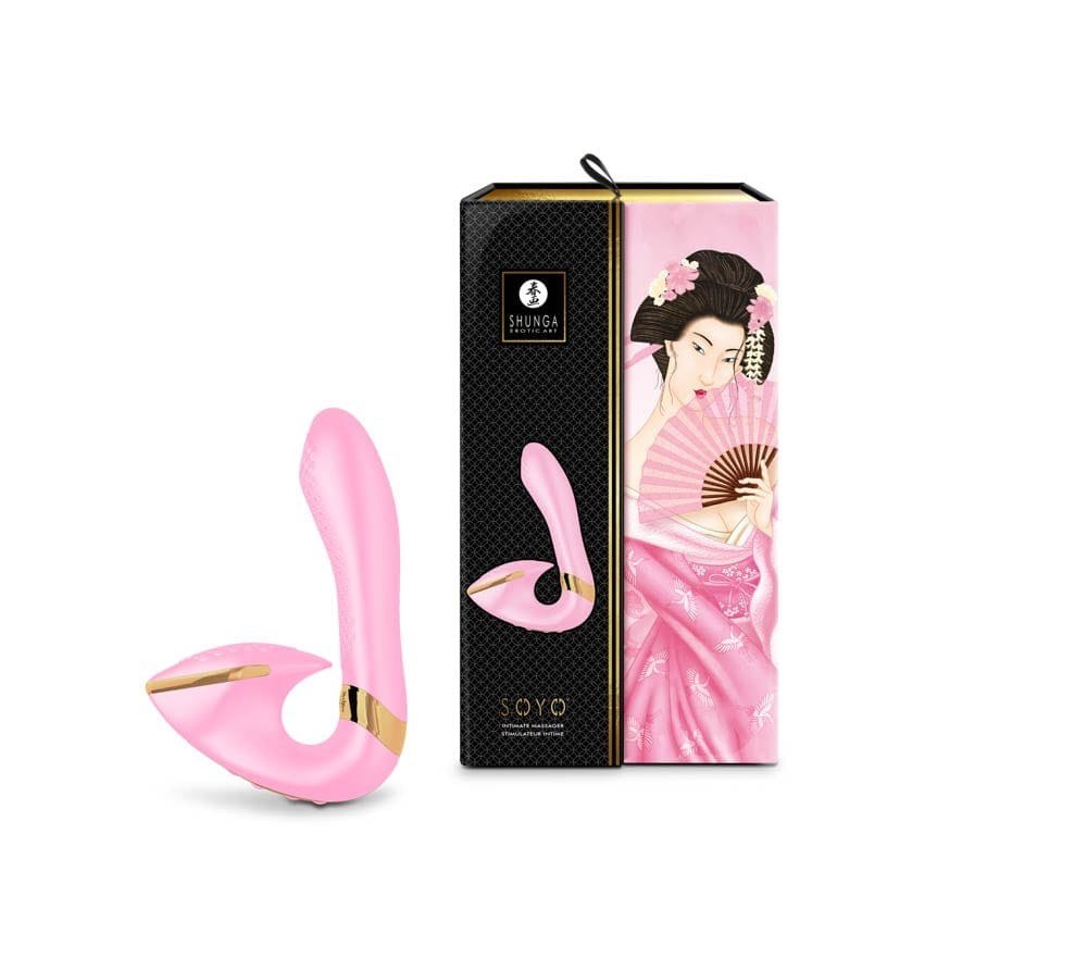 Luksuzni vibrator Soyo by Shunga - light pink Luksuzni vibrator Soyo by Shunga - light pink