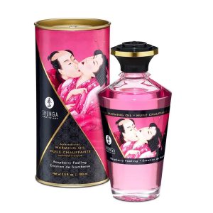 Masažno olje z afrodiziakom - Shunga - Raspberry Feeling