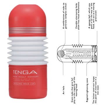 Masturbator Tenga Rolling Head Cup Masturbator Tenga Rolling Head Cup