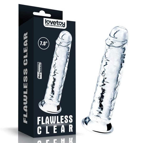 Realistični dildo Flawless Clear 7